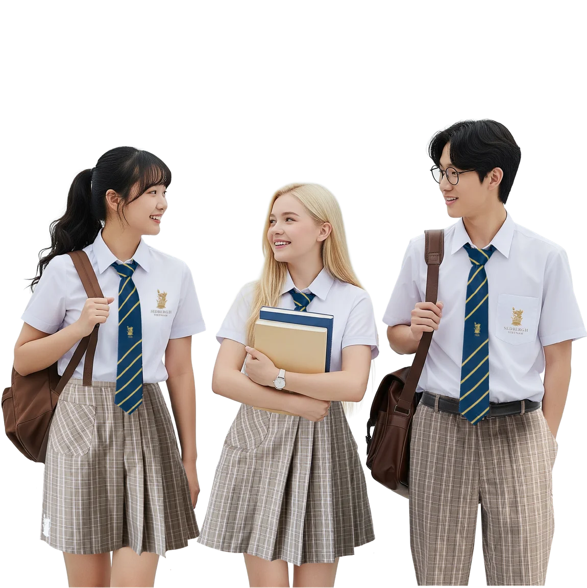 A6409580 (1) Sedbergh Vietnam students in school uniform